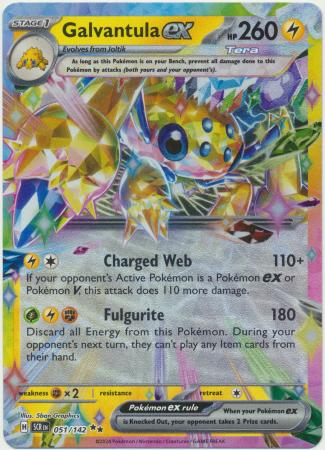 Scarlet & Violet: Stellar Crown: 051/142 - Galvantula ex - Ultra Rare