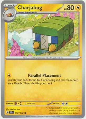 Scarlet & Violet: Stellar Crown : 052/142 - Charjabug - Common