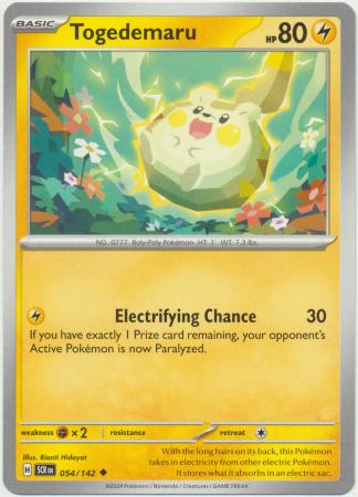 Scarlet & Violet: Stellar Crown : 054/142 - Togedemaru - Uncommon