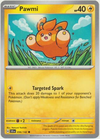 Scarlet & Violet: Stellar Crown : 056/142 - Pawmi - Common