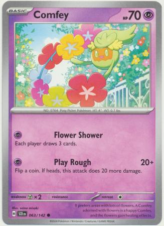 Scarlet & Violet: Stellar Crown : 063/142 - Comfey - Common