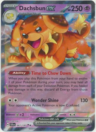 Scarlet & Violet: Stellar Crown : 067/142 - Dachsbun ex - Ultra Rare