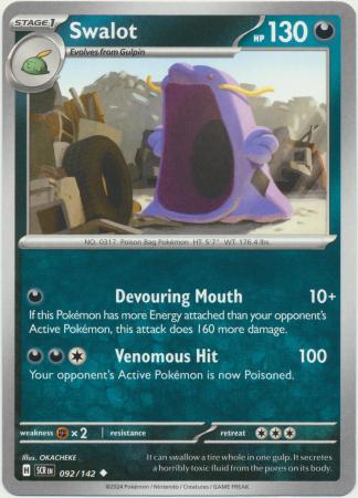 Scarlet & Violet: Stellar Crown : 092/142 - Swalot - Uncommon