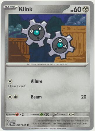 Scarlet & Violet: Stellar Crown : 099/142 - Klink - Common