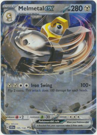 Scarlet & Violet: Stellar Crown : 105/142 - Melmetal ex - Ultra Rare