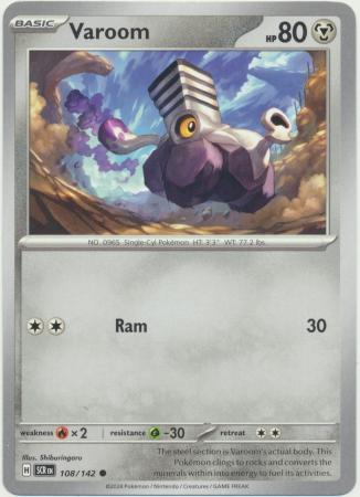 Scarlet & Violet: Stellar Crown : 108/142 - Varoom - Common