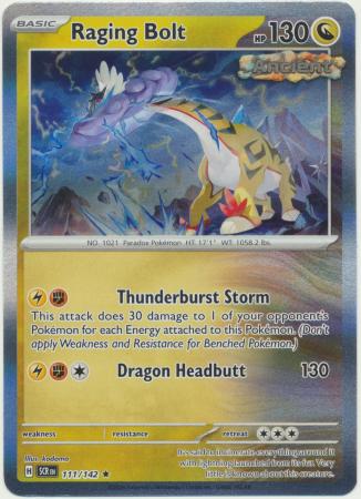 Scarlet & Violet: Stellar Crown : 111/142 - Raging Bolt - Holo Rare