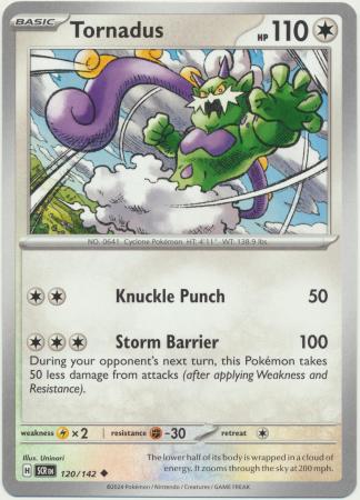 Scarlet & Violet: Stellar Crown : 120/142 - Tornadus - Uncommon