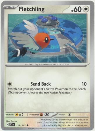 Scarlet & Violet: Stellar Crown : 121/142 - Fletchling - Common