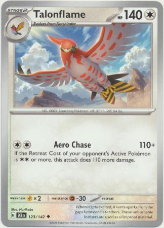 Scarlet & Violet: Stellar Crown : 123/142 - Talonflame - Uncommon