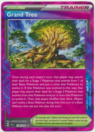 Scarlet & Violet: Stellar Crown : 136/142 - Grand Tree - Ace Rare