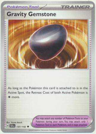 Scarlet & Violet: Stellar Crown : 137/142 - Gravity Gemstone - Uncommon