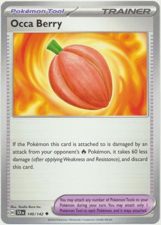 Scarlet & Violet: Stellar Crown : 140/142 - Occa Berry - Uncommon