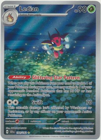 Scarlet & Violet: Stellar Crown : 144/142 - Ledian - Illustration Rare