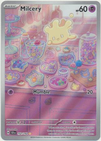 Scarlet & Violet: Stellar Crown : 152/142 - Milcery - Illustration Rare