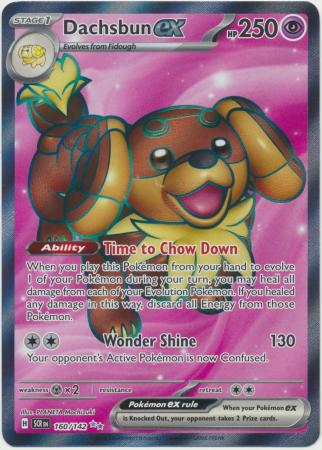 Scarlet & Violet: Stellar Crown : 160/142 - Dachsbun ex - Full Art Secret Rare