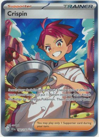 Scarlet & Violet: Stellar Crown : 164/142 - Crispin - Full Art Secret Rare