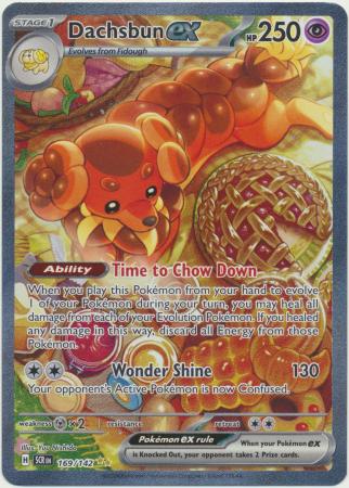 Scarlet & Violet: Stellar Crown :  169/142 - Dachsbun ex - Special Illustration Rare