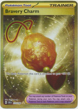Scarlet & Violet: Stellar Crown : 175/142 - Bravery Charm - Gold Secret Rare