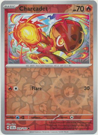 Scarlet & Violet: Stellar Crown : 029/142 - Charcadet - Common Reverse Holo