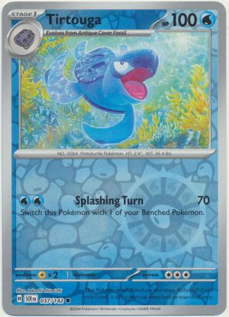 Scarlet & Violet: Stellar Crown : 037/142 - Tirtouga - Common Reverse Holo