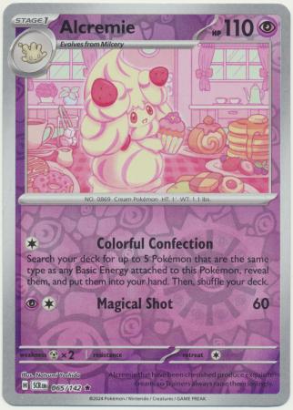 Scarlet & Violet: Stellar Crown : 065/142 - Alcremie - Reverse Holo Rare
