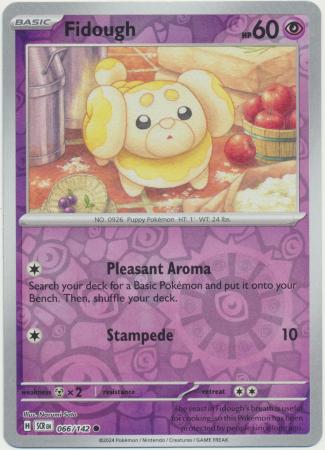 Scarlet & Violet: Stellar Crown : 066/142 - Fidough - Common Reverse Holo