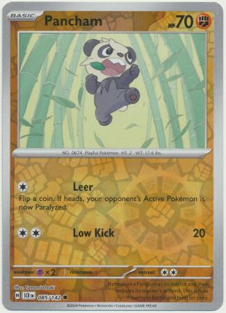 Scarlet & Violet: Stellar Crown : 085/142 - Pancham - Common Reverse Holo