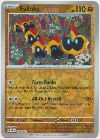 Scarlet & Violet: Stellar Crown : 088/142 - Falinks - Common Reverse Holo