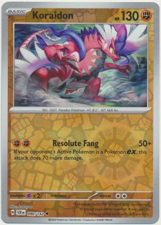 Scarlet & Violet: Stellar Crown : 090/142 - Koraidon - Uncommon Reverse Holo