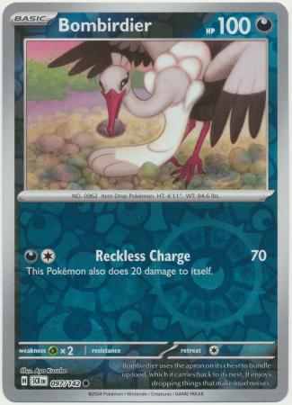 Scarlet & Violet: Stellar Crown : 097/142 - Bombirdier - Common Reverse Holo