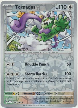 Scarlet & Violet: Stellar Crown : 120/142 - Tornadus - Uncommon Reverse Holo