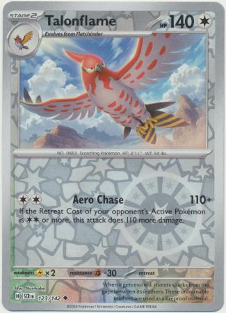 Scarlet & Violet: Stellar Crown : 123/142 - Talonflame - Uncommon Reverse Holo