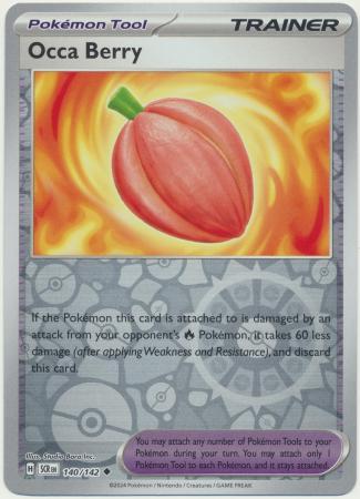 Scarlet & Violet: Stellar Crown : 140/142 - Occa Berry - Uncommon Reverse Holo