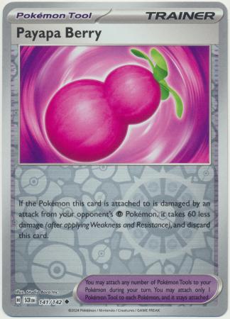 Scarlet & Violet: Stellar Crown : 141/142 - Payapa Berry - Uncommon Reverse Holo