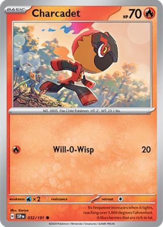Scarlett & Violet Surging Sparks :  032/191 -  Charcadet - Common