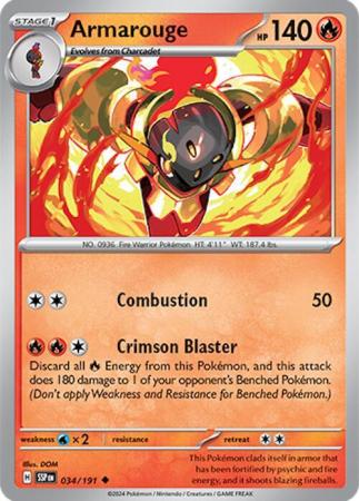 Scarlett & Violet Surging Sparks : 034/191 - Armarouge - Uncommon
