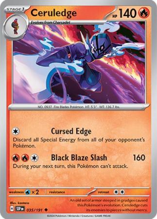 Scarlett & Violet Surging Sparks : 035/191 - Ceruledge - Uncommon
