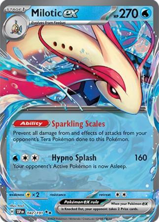 Scarlett & Violet Surging Sparks - 042/191 - Milotic ex Ultra Rare