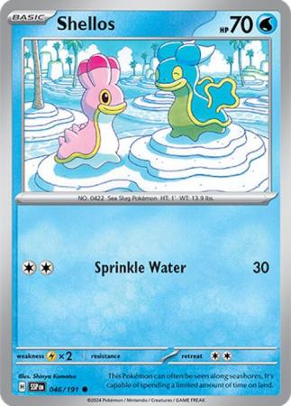 Scarlett & Violet Surging Sparks :  046/191 - Shellos - Common