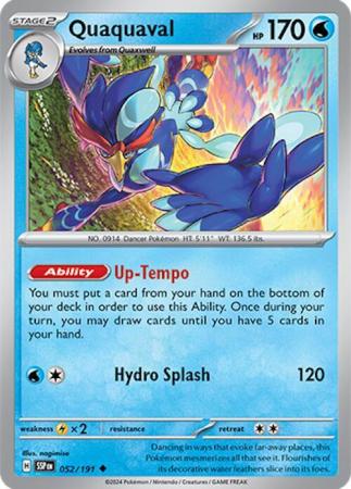 Scarlett & Violet Surging Sparks :  052/191 - Quaquaval - Uncommon