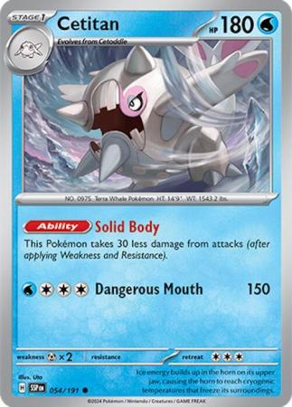 Scarlett & Violet Surging Sparks :  054/191 -  Cetitan - Common