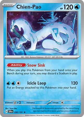Scarlett & Violet Surging Sparks : 056/191 - Chien-Pao - Holo Rare