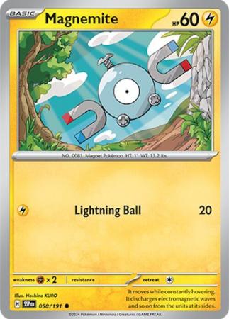 Scarlett & Violet Surging Sparks : 058/191 - Magnemite - Common