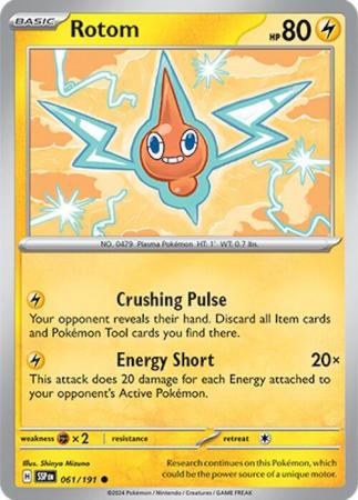 Scarlett & Violet Surging Sparks : 061/191 - Rotom - Common
