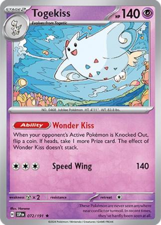 Scarlett & Violet Surging Sparks : 072/191 - Togekiss - Holo Rare
