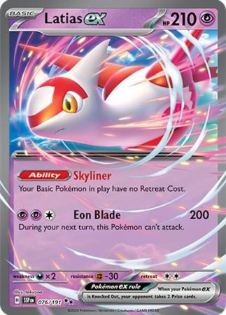 Scarlett & Violet Surging Sparks - 076/191 - Latias ex Ultra Rare