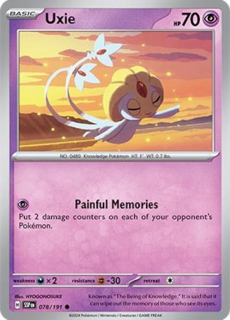 Scarlett & Violet Surging Sparks : 078/191 - Uxie -Common