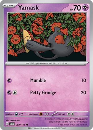 Scarlett & Violet Surging Sparks : 082/191 - Yamask - Common