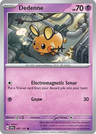 Scarlett & Violet Surging Sparks : 087/191 - Dedenne - 087/191 - Common